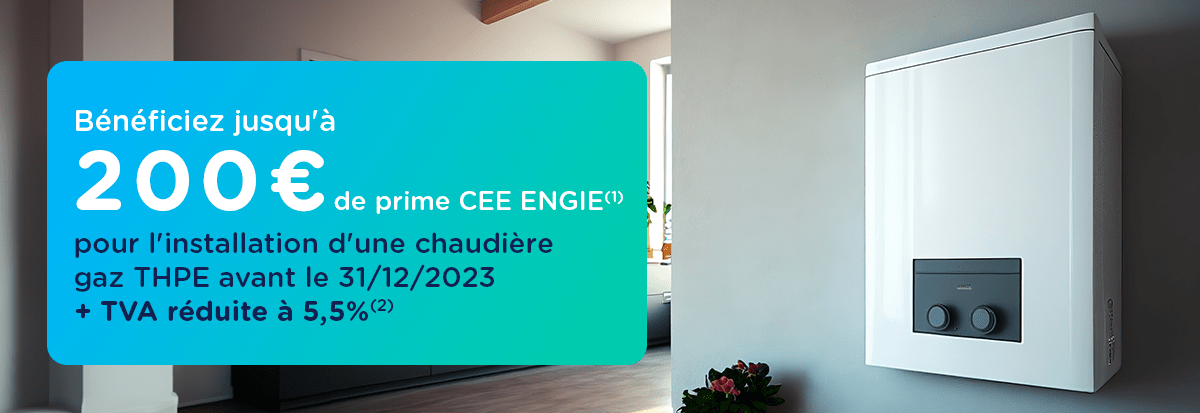 200 € d'économies pour l'installation d'une chaudière